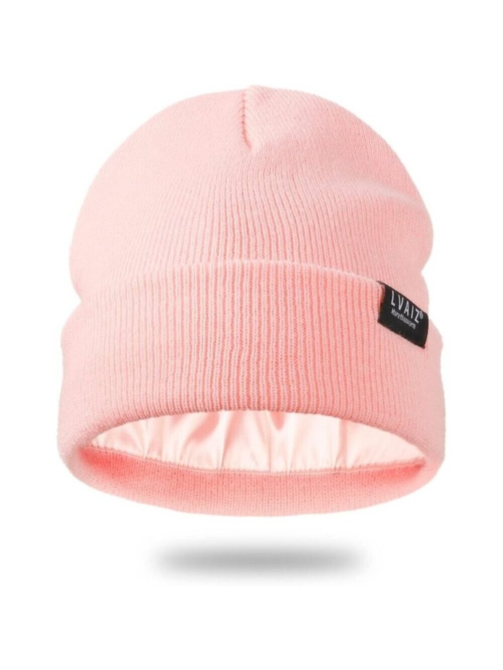 🆕 Women Pink Winter Beanie Hats Unisex Cotton Knitted Cuffed Slouchy Skull Cap